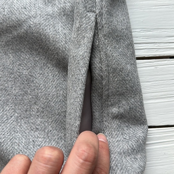 Abercrombie & Fitch Mens Wool Blend Heavy Shirt Grey size XL - Picture 6 of 6